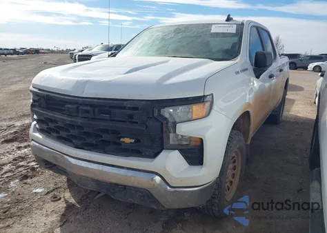 2023 Chevrolet Silverado 1500 Work Truck из США, поврежденный, VIN 1GCUDAED4PZ173176